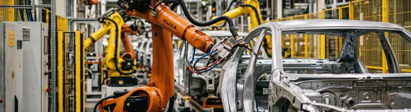 Production industrielle dans le secteur automobile