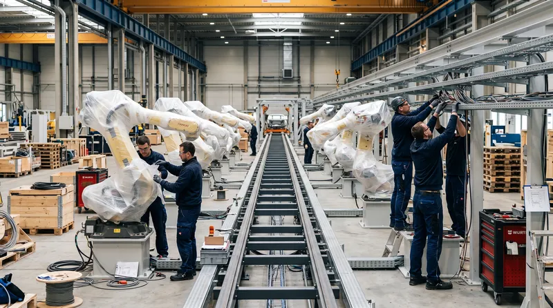 Environnement de production de l’industrie automobile