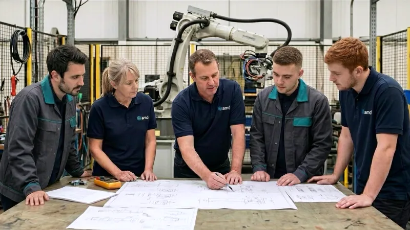 Team bei der Planung